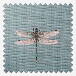 Sophie Allport Water Colour Dragonfly Blue Roman Blind
