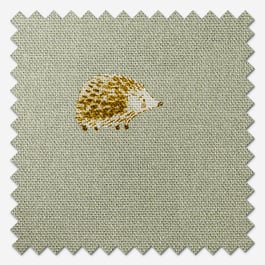 Sophie Allport Woodland Hedgehog Sage Green Roman Blind