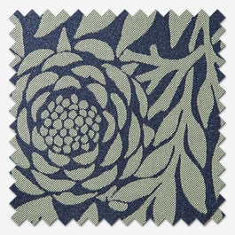 William Morris At Home Larkspur Woven Indigo Roman Blind