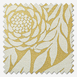 William Morris At Home Larkspur Woven Ochre Roman Blind