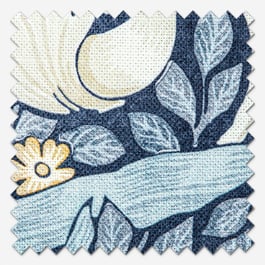 William Morris At Home Pimpernel Indigo Roman Blind