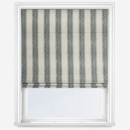 Emilie Indigo Roman Blind