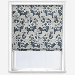 Mandrelle Indigo Roman Blind
