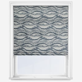 Pescara Indigo Roman Blind