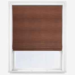 Camengo Anemone Ambre Rouge Roman Blind