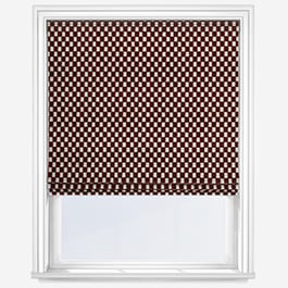 Camengo Scacchiera Terre De Sienne Roman Blind