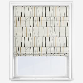 Camengo Souffle De Vitrail Ocre Roman Blind