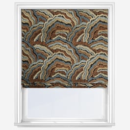 Casamance Annella Orange Fauve Roman Blind