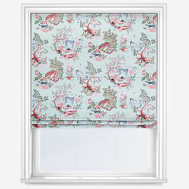 Cath Kidston Magical Kingdom Mint Roman Blind