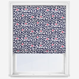 Cath Kidston Marble Hearts Blue Roman Blind