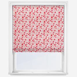 CathKidstonMarbleHeartsDitsyRed Roman Blind