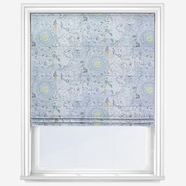 Cath Kidston Power To The Peaceful Mint Roman Blind