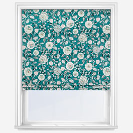 Cath Kidston Strawberry Gardens Teal Roman Blind