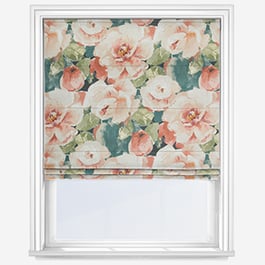 Edinburgh Weavers Mirabel Teal Roman Blind
