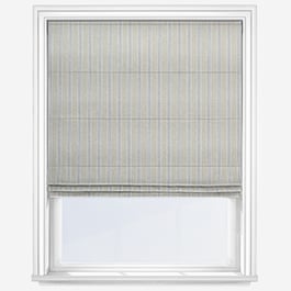 Emily Bond George Stripe Sage Roman Blind