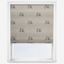 Emily Bond Millie Indigo Roman Blind