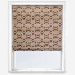 Apollo Burnt Orange Roman Blind