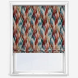 Bargello Carnival Roman Blind