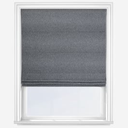 Ludlow Indigo Roman Blind