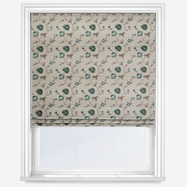 Midhurst Teal Roman Blind