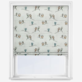 Fryetts Quirky Owls Natural Roman Blind