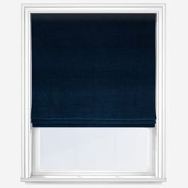Revela Velvet Navy Roman Blind