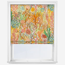 Harlequin Acropora Brazilian Rosewood Nectrar Roman Blind