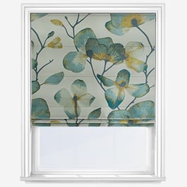 Harlequin Kienze Marine and Zest Roman Blind