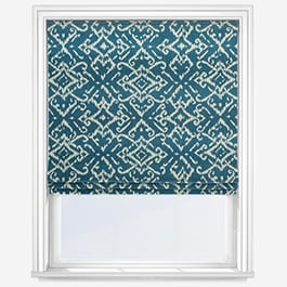 Lattice Denim Roman Blind