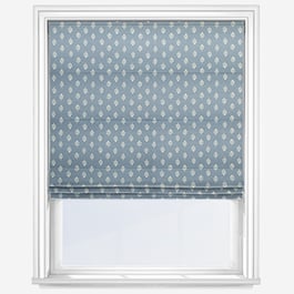 Little Bud Cornflower Roman Blind