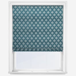 Segoa Teal Roman Blind