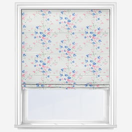 Laura Ashley Charlotte Coral Pink Roman Blind