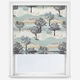 Laura Ashley Hartington Jade Green Roman Blind