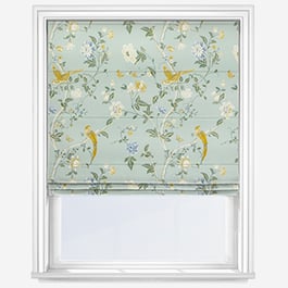 Laura Ashley Summer Place Jade Green Roman Blind