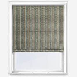 MOON Anderson Aqua Rust Roman Blind