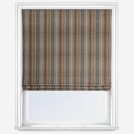 MOON Burleigh Denim Gold Roman Blind