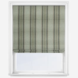 MOONWentworthStripeAqua Roman Blind