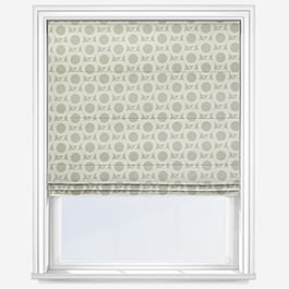 Orla Kiely Apples Ditsy Pebble Roman Blind