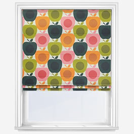 Orla Kiely Apples Pink Roman Blind