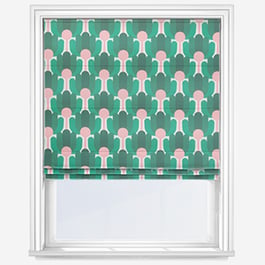 Orla Kiely Florida Jade Roman Blind