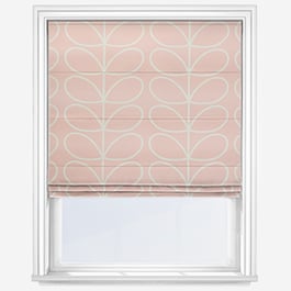 Orla Kiely Jumbo Linear Stem Bubblegum Roman Blind