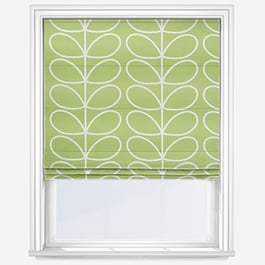 Orla Kiely Jumbo Linear Stem Chalky Green Roman Blind