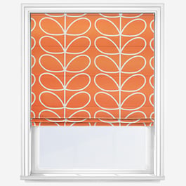 Orla Kiely Jumbo Linear Stem Persimmon Roman Blind