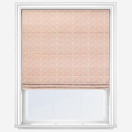 Orla Kiely Linear Stem Bubblegum Roman Blind