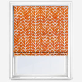 Orla Kiely Linear Stem Persimmon Roman Blind