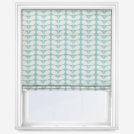 Orla Kiely Solid Stem Duckegg Roman Blind