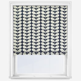 Orla Kiely Solid Stem Whale Roman Blind