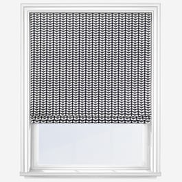 Orla Kiely Tiny Stem Whale Roman Blind