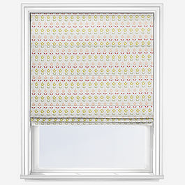 June Raspberry Roman Blind