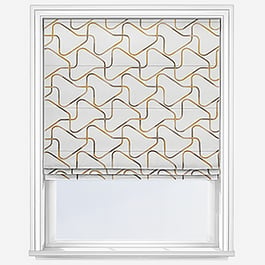 Lauder Ochre Roman Blind